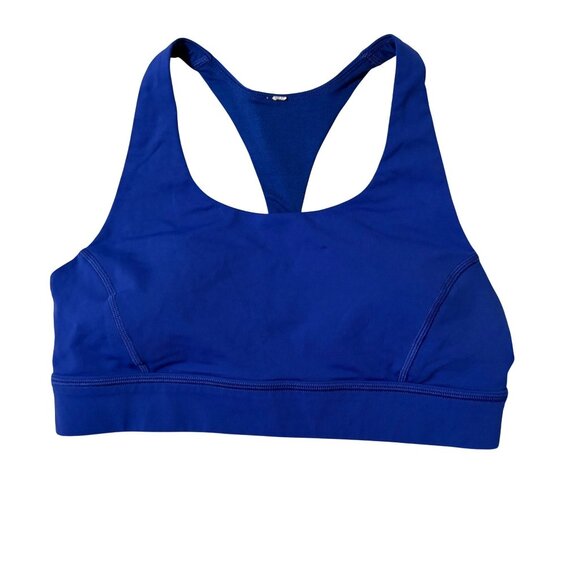 EXCELLENT Lululemon Circuit Breaker Sports Racerback Bra Sapphire Blue 8 - Picture 3 of 7